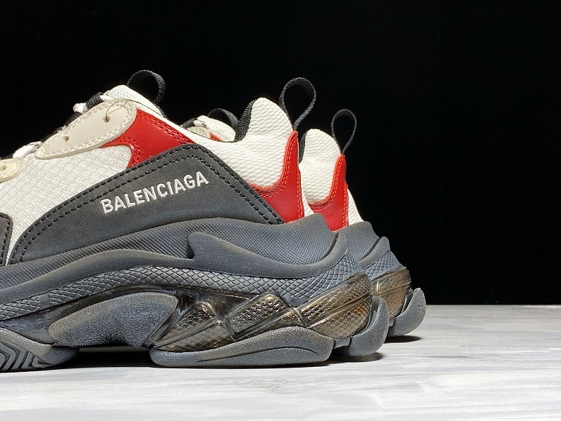 Ba*len*cia*ga triple-s sneaker (white red and black) 541624 w2fg1 1000