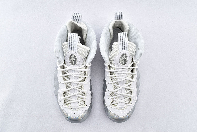 Nike Air Foamposite One Laser Silver White Basketball Shoes AA3963-105