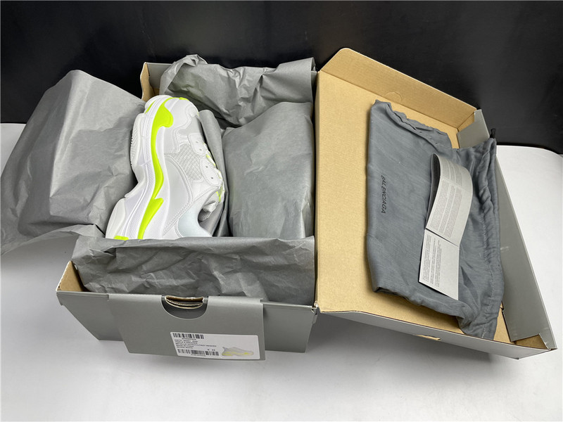 Ba*len*cia*ga sliver white sneaker 536737 w0901 9088