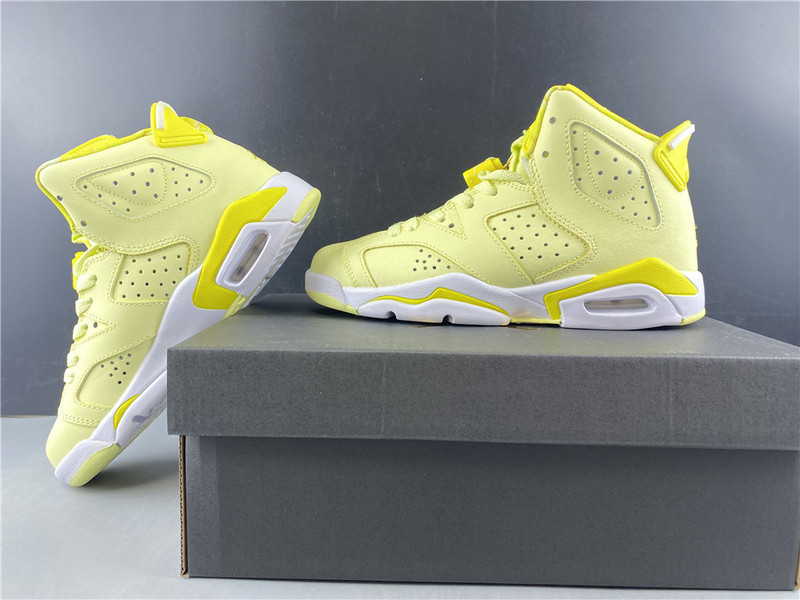 Air Jordan 6 GS Floral Dynamic Yellow 543390-800