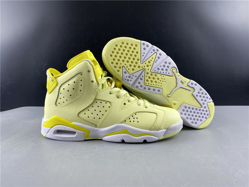 Air Jordan 6 GS Floral Dynamic Yellow 543390-800