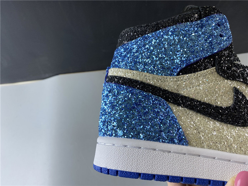 Air Jorden 1 X Fragment Design “Glitter” CK5566-400