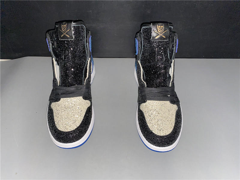Air Jorden 1 X Fragment Design “Glitter” CK5566-400