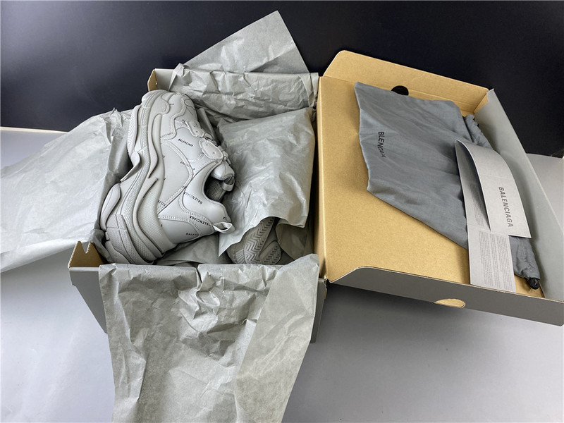 Ba*len*cia*ga triple s sneakers (grey with logo) 536737 w2fa1 1210