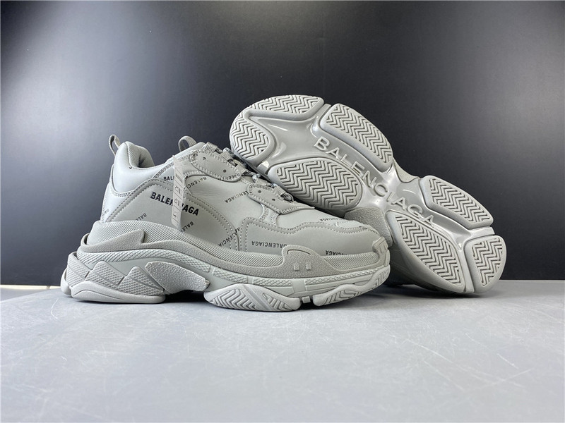 Ba*len*cia*ga triple s sneakers (grey with logo) 536737 w2fa1 1210