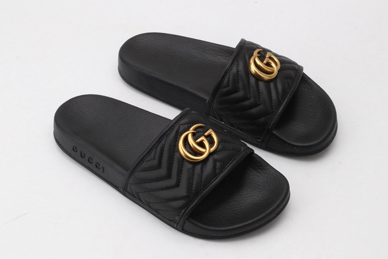 GUC LEATHER SLIDE