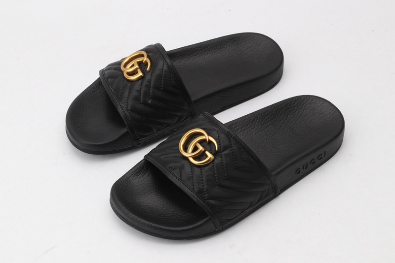 GUC LEATHER SLIDE