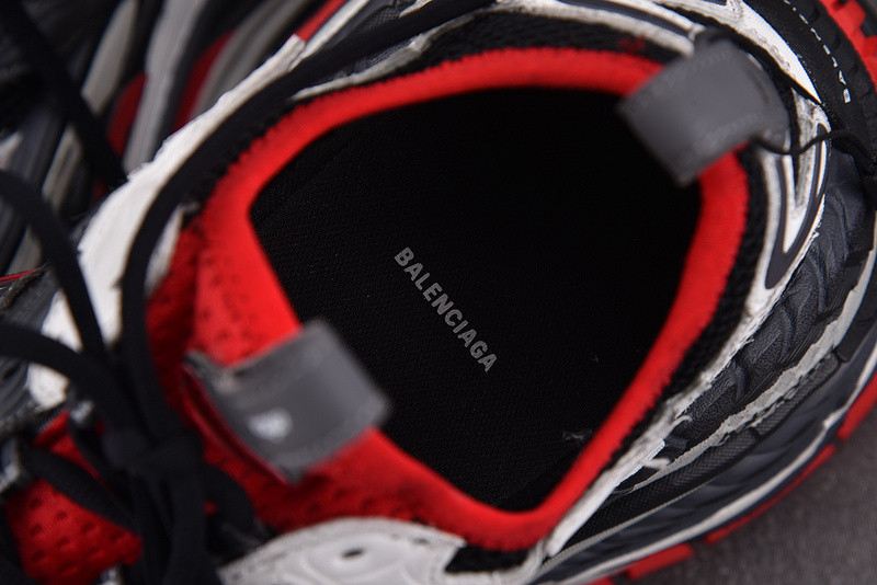 BALENCIAGA Black&Red Platform Sneaker