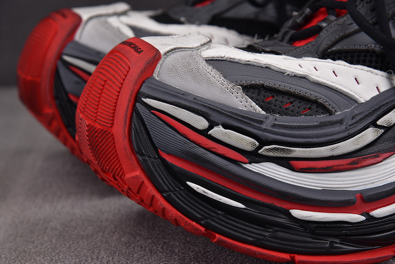 BALENCIAGA Black&Red Platform Sneaker