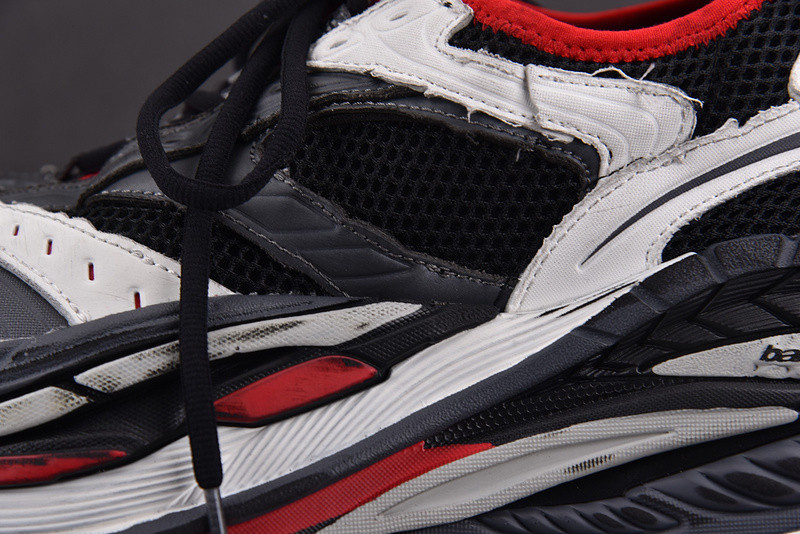 BALENCIAGA Black&Red Platform Sneaker