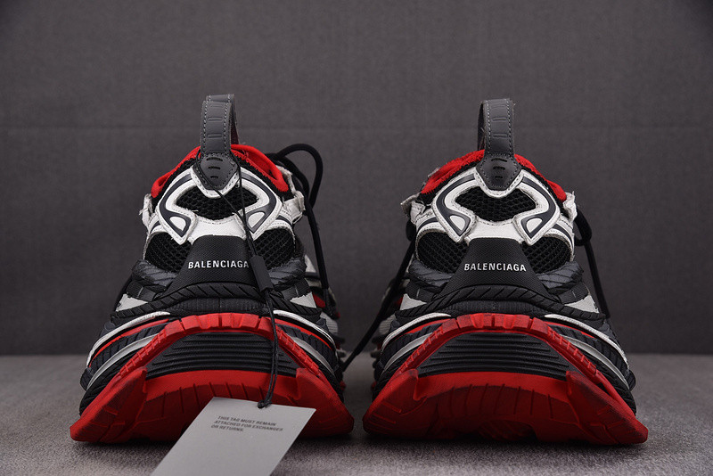 BALENCIAGA Black&Red Platform Sneaker