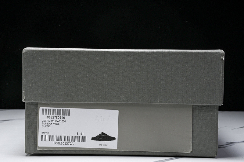 Ba*len*cia*ga Ba*len*cia*ga brown ‘sunday’ suede slides