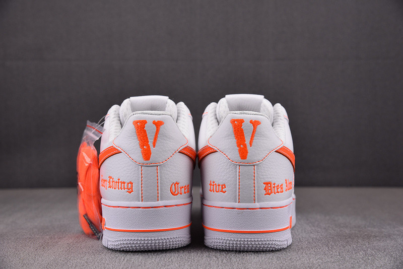 VLONE x Nike Air Force 1 White/Total Orange AA5360-100
