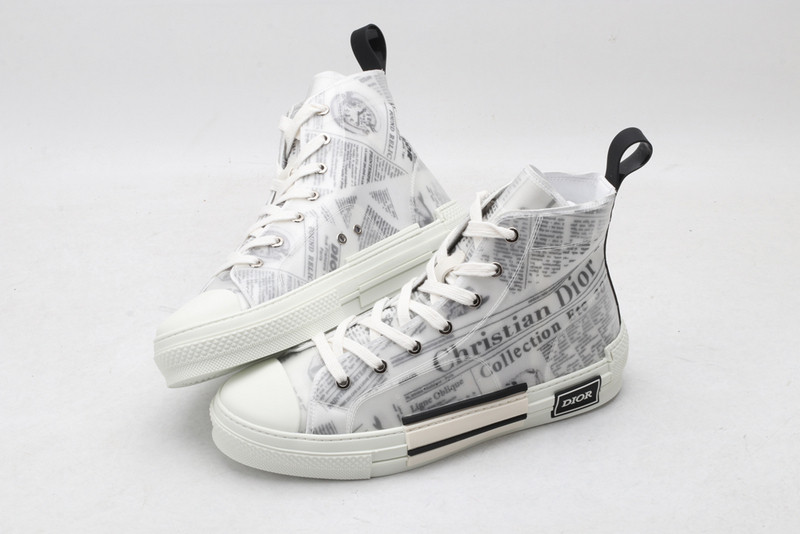 D B23 HIGH-TOP SNEAKERS