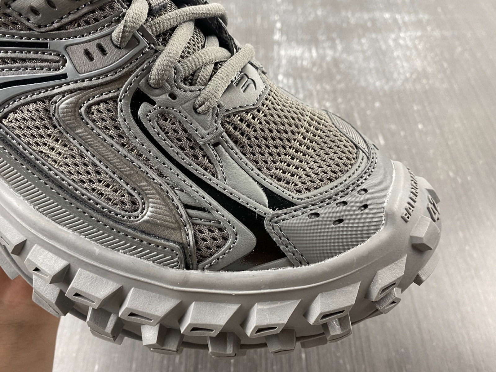 Ba*len*cia*ga bouncer chunky-sole sneakers