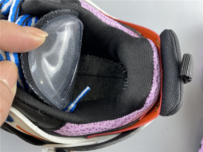 Ba*len*cia*ga tess s. gomma sneakers black pink and orange blue 542023 w1gc1 1054