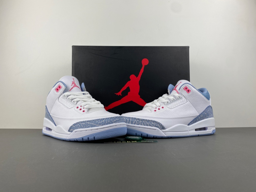 Air Jordan 3 GS "White/Cobalt Bliss" HQ0784-101