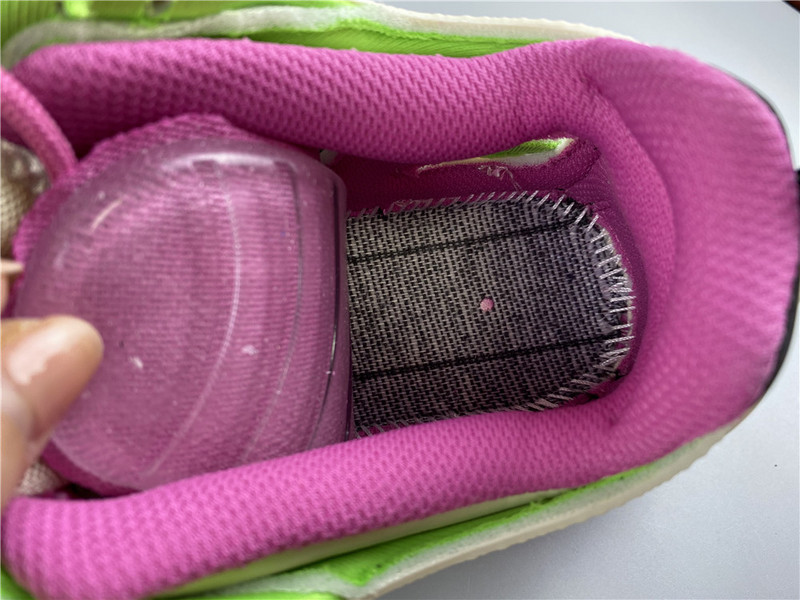 Ba*len*cia*ga track trainer (white green and pink) 568615 w2gn3 9199