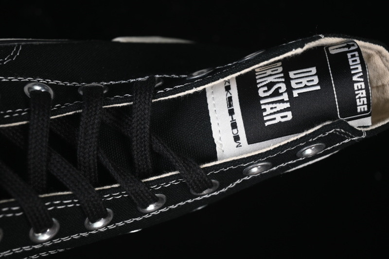 RICK 0WENS DRKSHDW X CONVERSE CHUCK 70 BLACK/WHITE