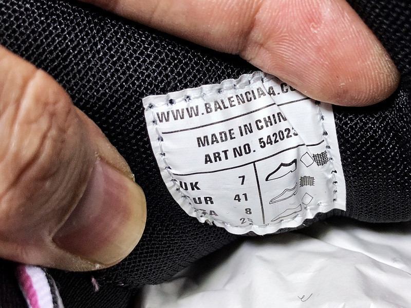 Ba*len*cia*ga sneaker tess.s.gomma (pink black) 542023 w1gb8 4014