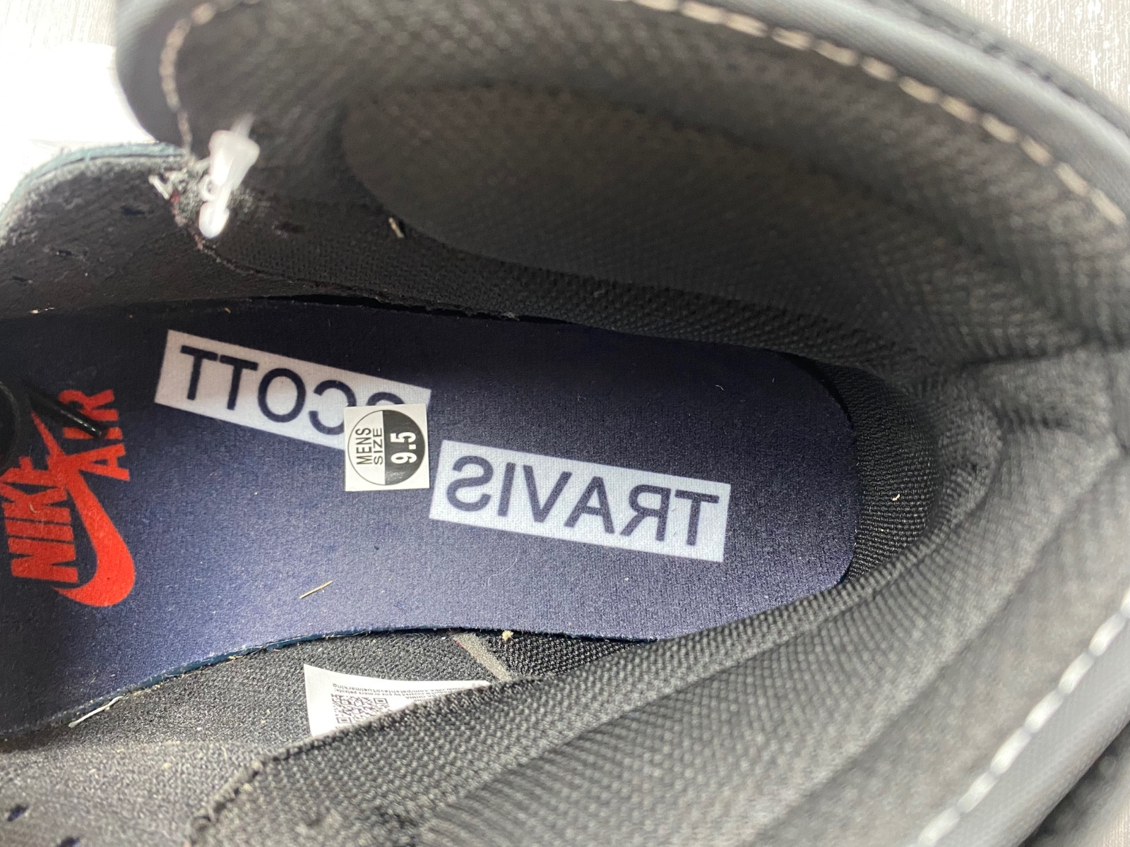 Jordan 1 Retro High OG SP Travis Scott Black Phantom DM7866-001