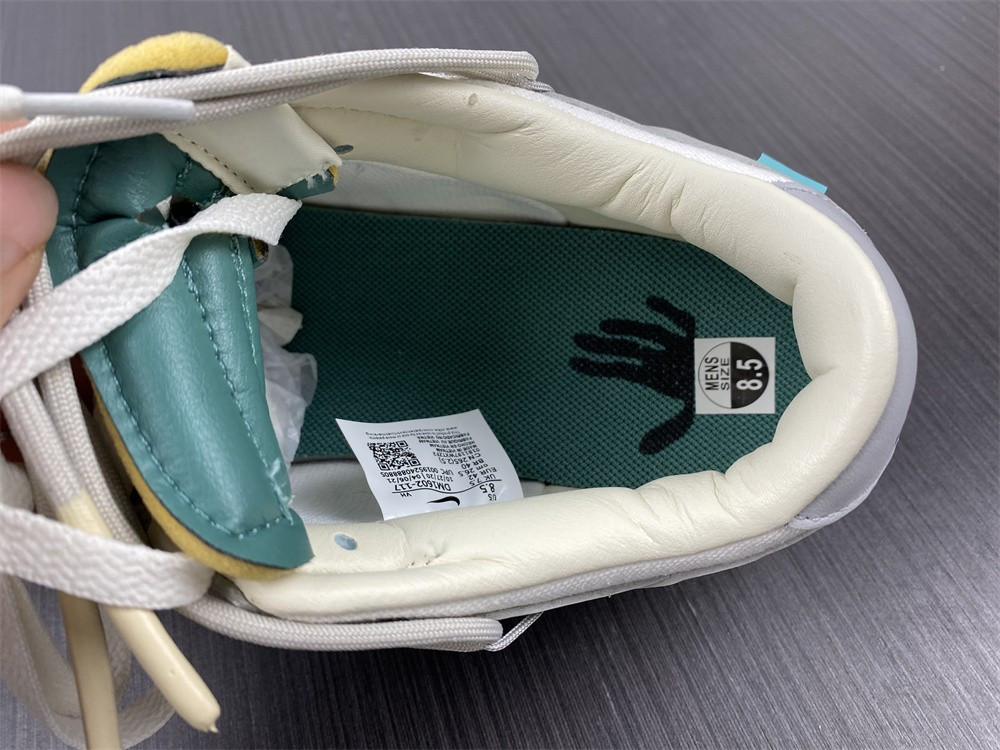 NIKE DUNK LOW OW LOT 42 OF 50 DM1602-117