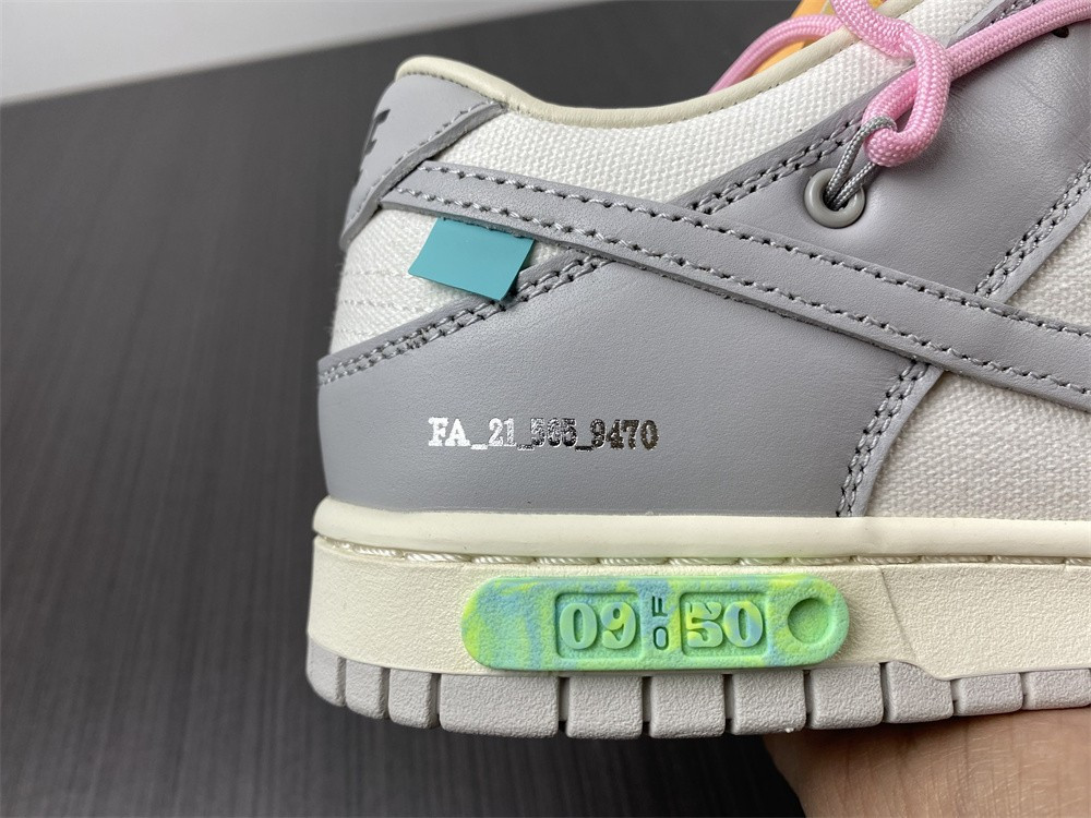 NIKE DUNK LOW OW LOT 9 OF 50 DM1602-109