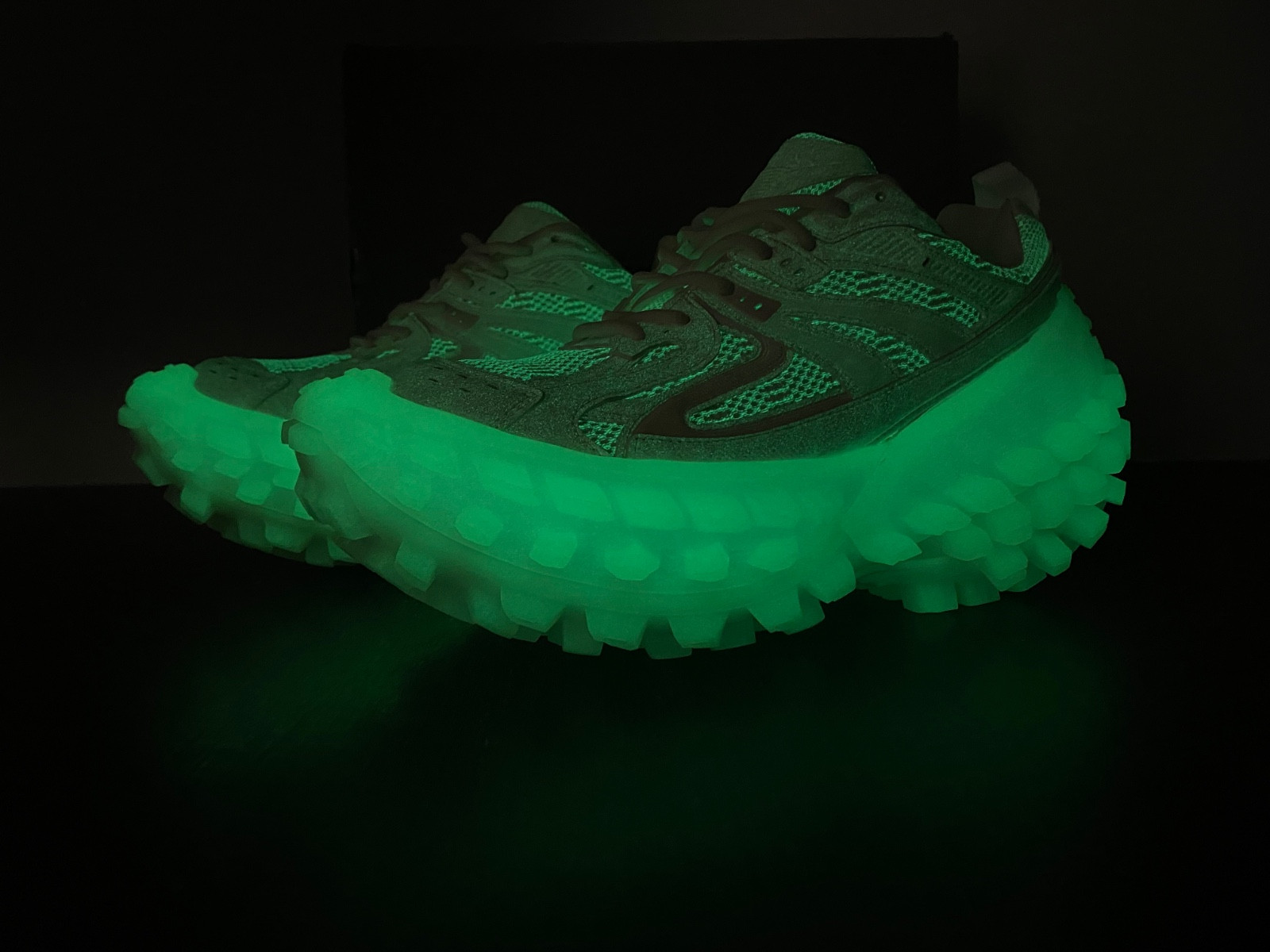 Ba*len*cia*ga bouncer chunky-sole sneakers