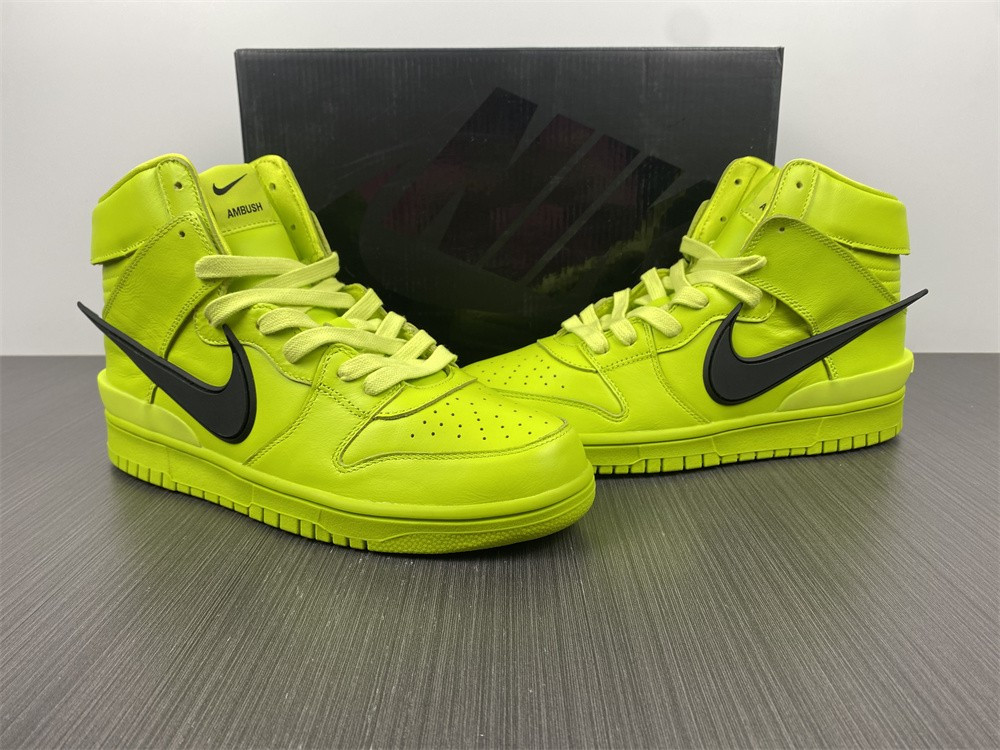 Nike Dunk High AMBUSH Flash Lime CU7544-300