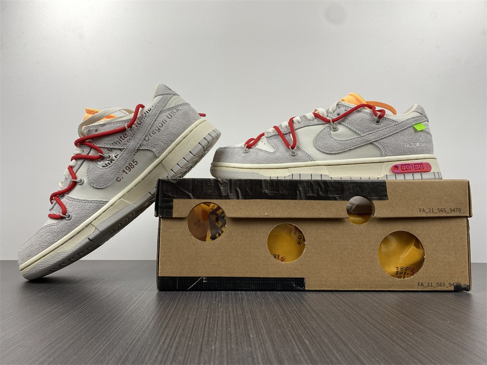 NIKE DUNK LOW OW LOT 40 OF 50 DJ0950-103