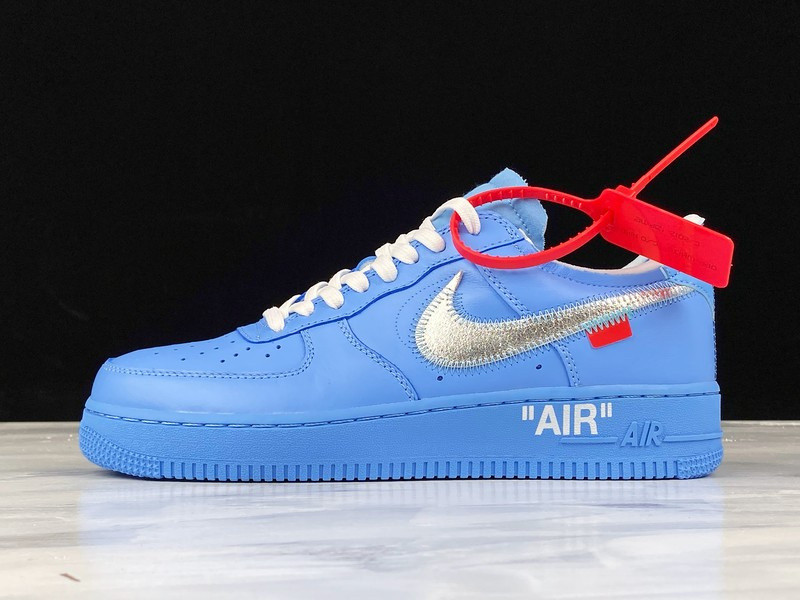 NIKE AIR FORCE 1 LOW OW MCA UNIVERSITY BLUE CI1173-400