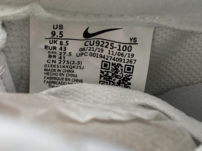 Nike Air Force 1 white CU9225-100