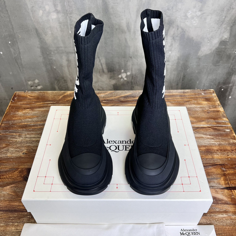 Alexander McQueen Tread sock-style boots