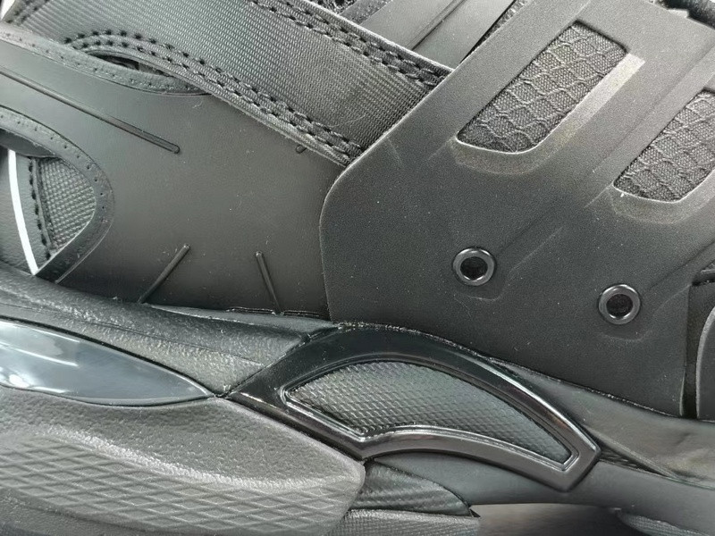 Ba*len*cia*ga track trainer (triple black) 542023 w1gb1 1000 （whitout lighting）