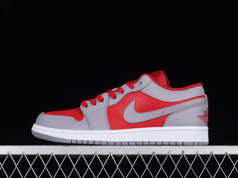 Air Jordan 1 Low SE Split Grey Red DR0502-600