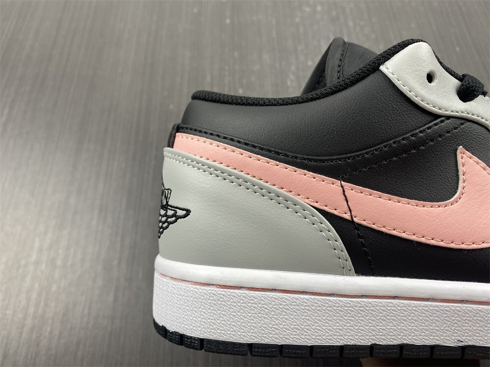 Jordan 1 Low Black Grey Pink 553558-062