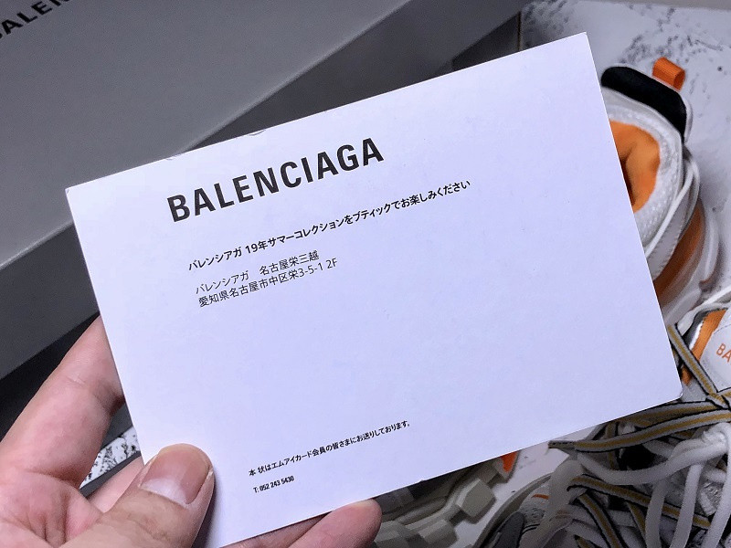 Ba*len*cia*ga track trainer (white orange) 542023 w1gb1 9059