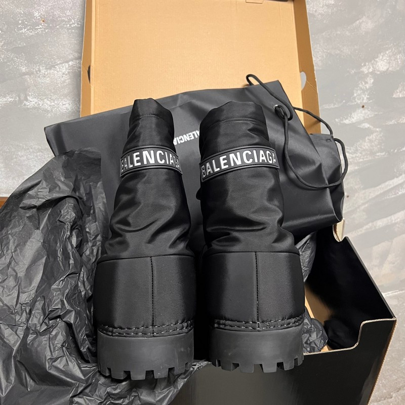 Balenciaga Alaska High Boot in black nylon