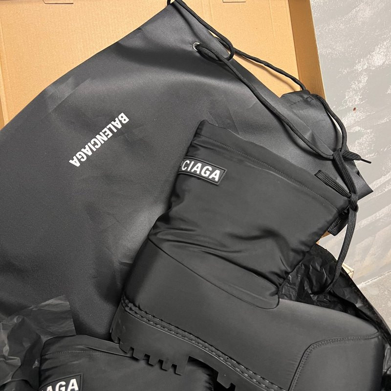 Balenciaga Alaska High Boot in black nylon