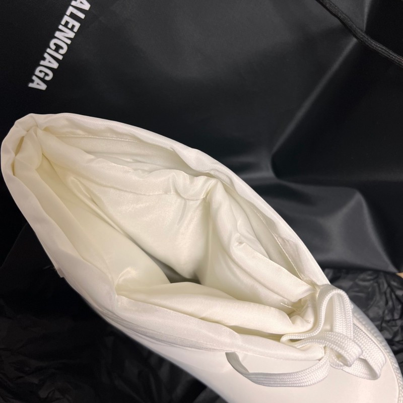 Balenciaga Alaska Low Boot in white nylon