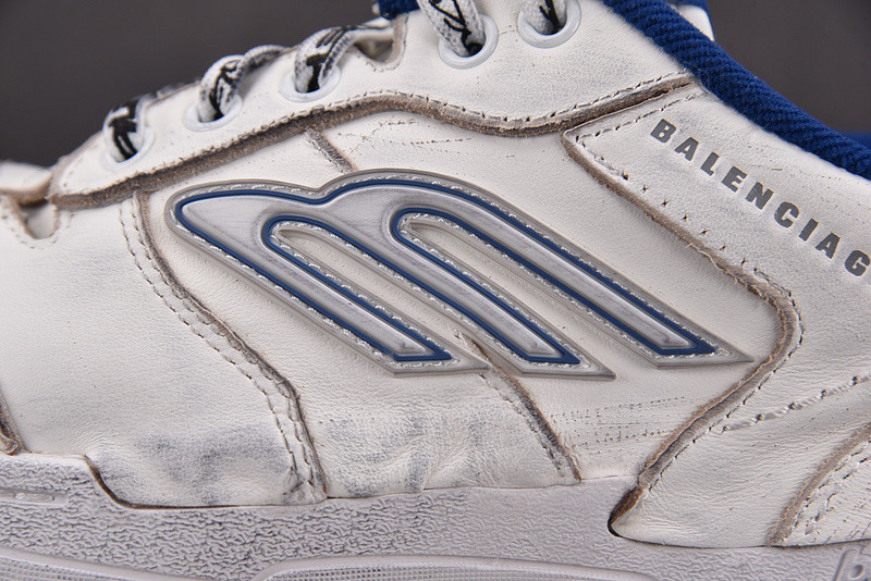 Balenciaga Hamptons Worn-Out White / Dark Blue