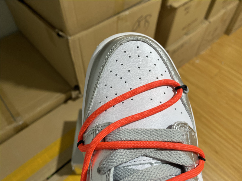 OW X Dunk Low LTHR CT0856-800