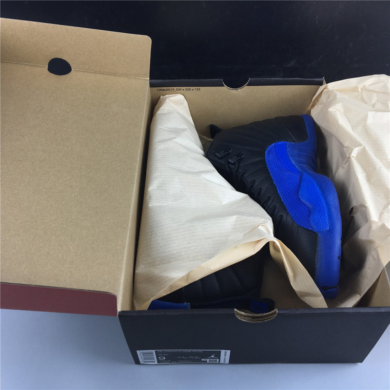 AIR JORDAN 12 BLACK GAME ROYAL 130690-014