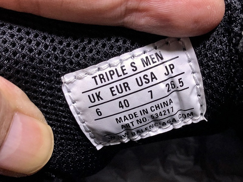 Ba*len*cia*ga 2019ss triple-s sneaker 534219 w09o1 1000