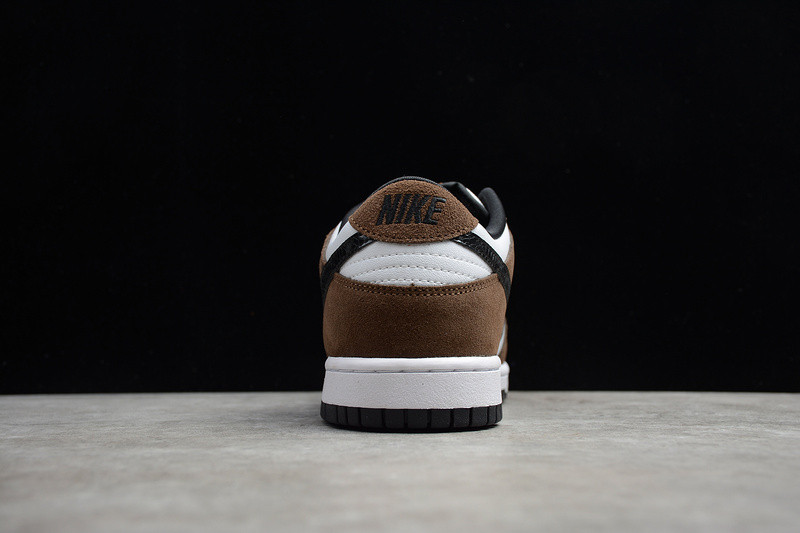 NIKE DUNK LOW WHITE BLACK TRAIL END BROWN 304292-102