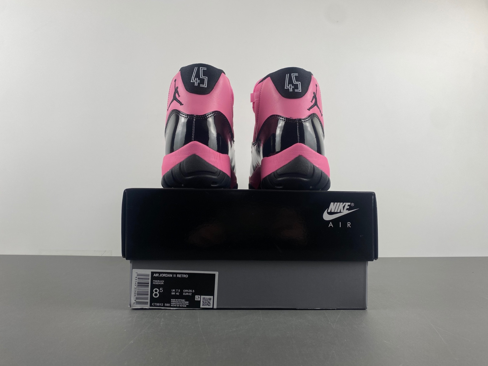 Air Jordan 11 Custom “Pink and Black” CT8012 500