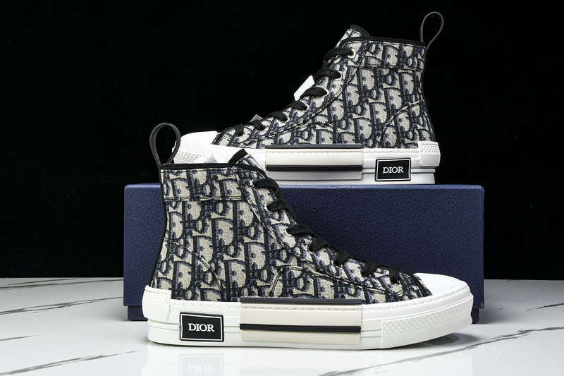 D B23 HIGH-TOP SNEAKERS