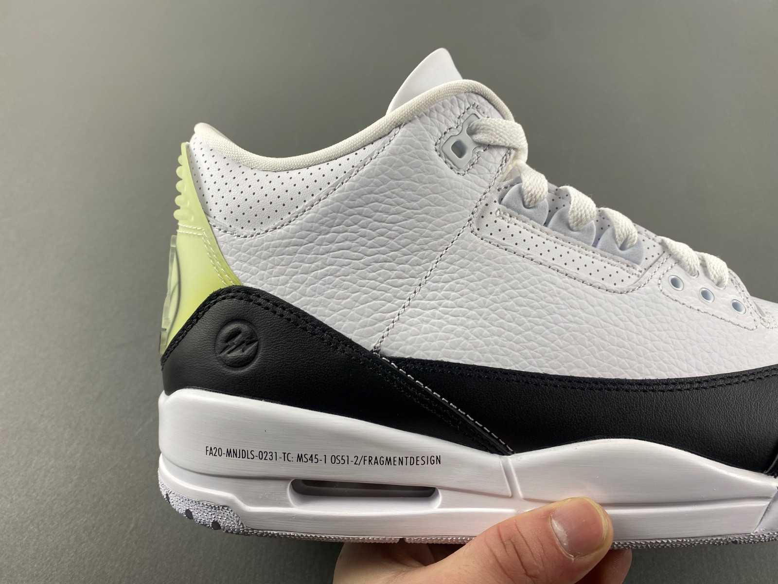 Air Jordan 3 Fragment SP White Mens basketball shoes DA3595 100