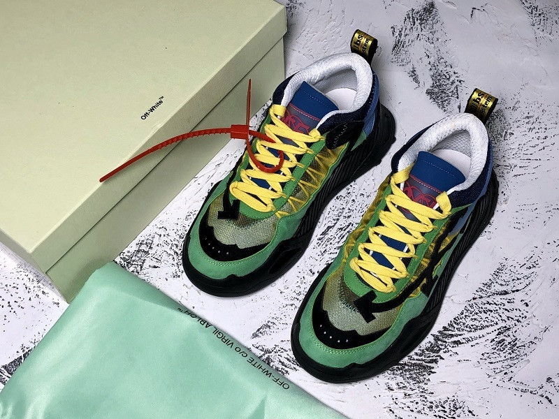 OW C/O ODSY-1000 Sneaker Black and Green