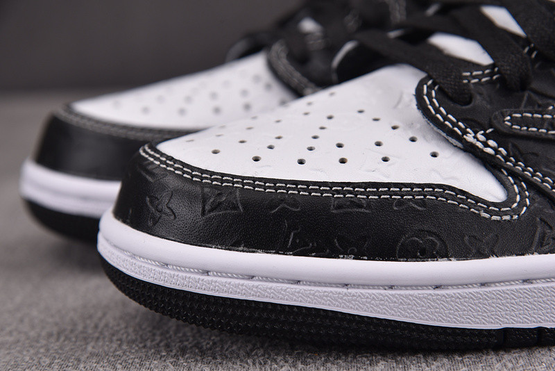 LV x Air Jordan 1 x TS White Black DL2211-001